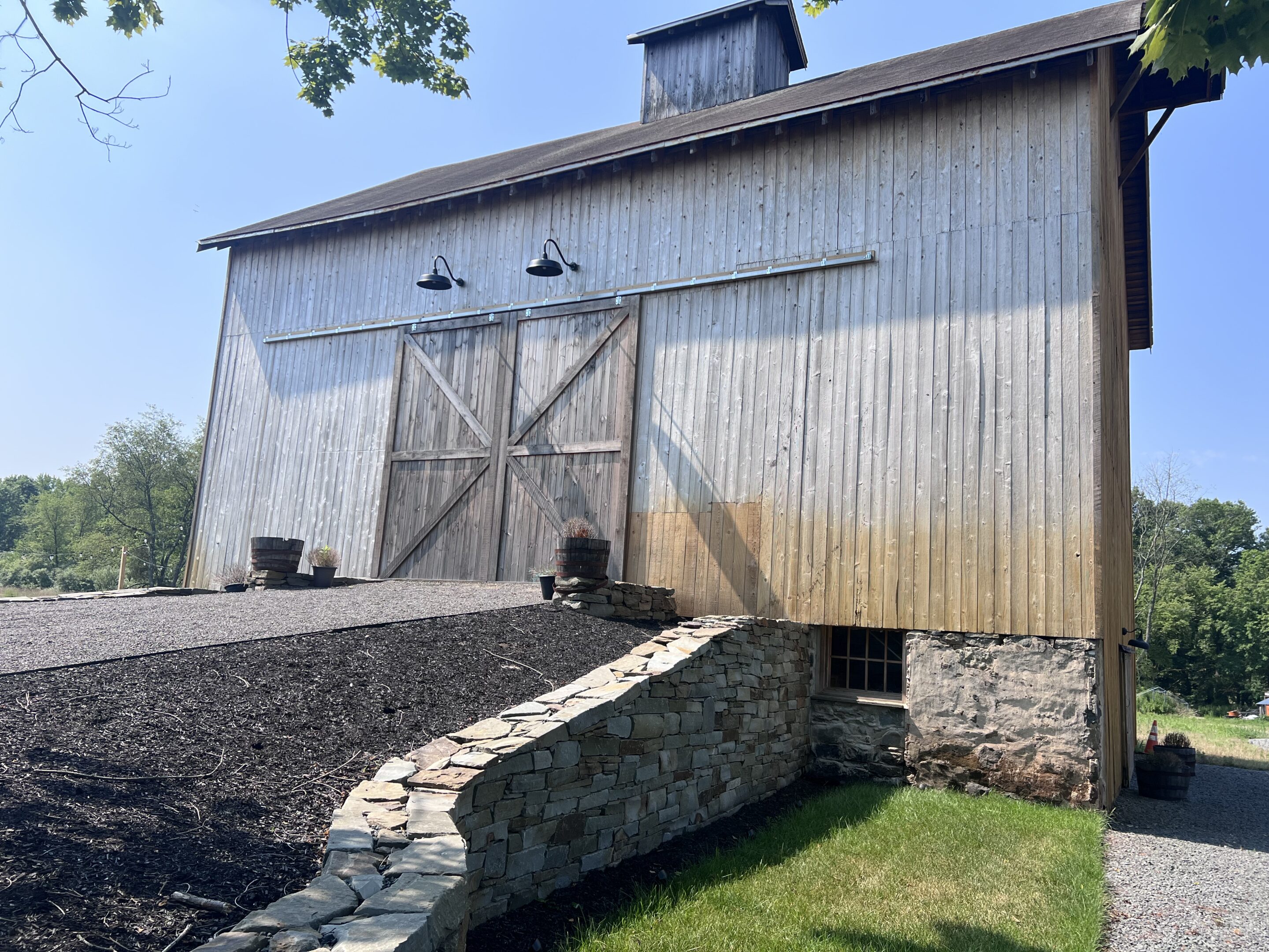 Soft washing services on an aging home